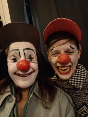 © Veerle Baetens, selfie Veerle Baetens en Janie Follet